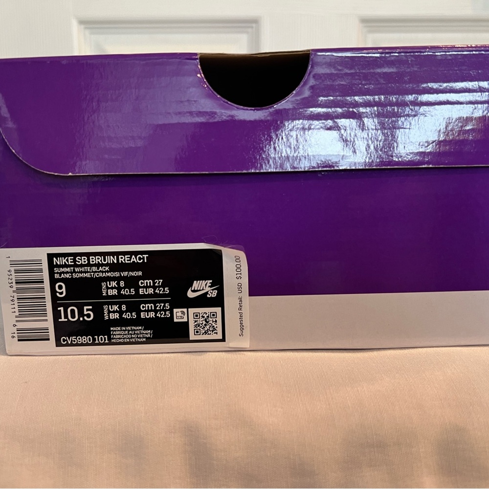 Nike SB Brun React. M SZ 9.